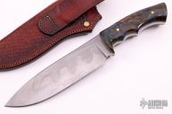 Camp Knife - Maple Burl