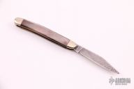  BO-8188BP Dam - Damascus and Black Lip Pearl Slipjoint  