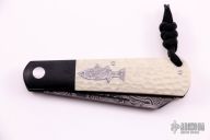 Barlow - Damascus Blade and Spring