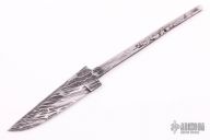 Twist Damascus Blade Blank - Hidden Tang