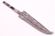 4-bar Mosaic Damascus Blade Blank - Hidden Tang