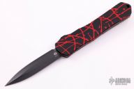 Manticore-X D/E DLC Black Handle w/ Red Splash