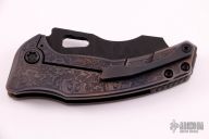 Borka Blades/Bond Knives "Shylock" Skull Etch Contour Rock Grind  