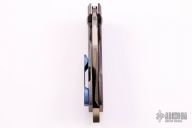 Blood and Thunder Hawg Leg Folder - Black Timascus