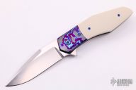  Accomplice Linerlock - Black Timascus Accents