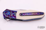  Accomplice Linerlock - Black Timascus Accents