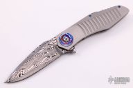 Accomplice Flipper - Damasteel and ZircuTi
