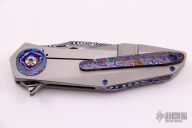 Accomplice Flipper - Damasteel and ZircuTi