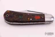 Vintage Rag Micarta Lockback
