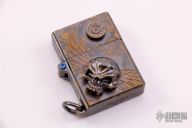 Custom Lighter w/ Skull and 45ACP  