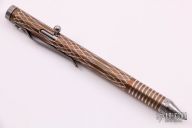 Engraved Copper TiBolt w/ Damasteel Tip and FapCap