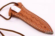 Damascus and Pearl Neck Knife