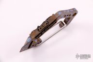 Flamed Titanium Carabiner