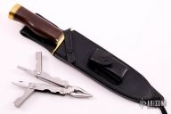 Model 14 w/ Leatherman Tool Black Sheath