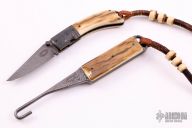 Damascus and Mammoth Ivory Duck Set