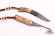 Damascus and Mammoth Ivory Duck Set