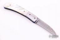 Damascus and Pearl Linerlock