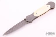 Damasteel and Mammoth Ivory Linerlock