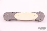 Damasteel and Mammoth Ivory Linerlock