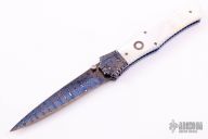Damascus and Mother of Pearl Linerlock