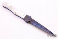 Damascus and Mother of Pearl Linerlock