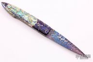 Damascus and Abalone Linerlock