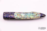 Damascus and Abalone Linerlock