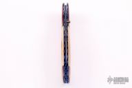 Damascus and Mammoth Ivory Linerlock