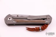 Large Inkosi - Natural Canvas Micarta