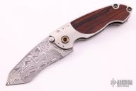 Solo Non-Flipper - Damasteel and Ironwood