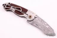 Solo Non-Flipper - Damasteel and Ironwood