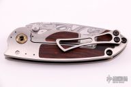 Solo Non-Flipper - Damasteel and Ironwood