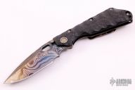 Old School MSC SMF - Custom Pivot and Cobalt Damascus