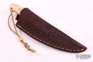 Damascus and Mammoth Ivory Hunter  