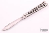 5" Deep Belly Bowie Balisong - Samason Ground