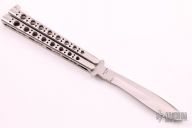 5" Deep Belly Bowie Balisong - Samason Ground