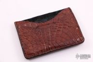 Double Sleve Card Wallet - Crocodile Skin