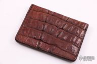 Double Sleve Card Wallet - Crocodile Skin