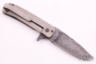 Damascus Framelock Flipper