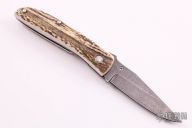 Stag and Damascus Linerlock