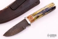  Hunter - Zebra Leg w/ W-Twist Pattern Damascus