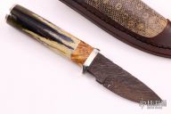  Hunter - Zebra Leg w/ W-Twist Pattern Damascus