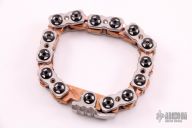 Custom T-1 Chain Bracelet - Copper and 316L Stainless Steel