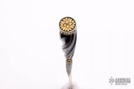 Engraved Black Jade Dagger