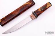 Redwood Burl Tanto