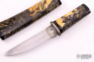 Maple Burl Tanto