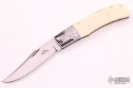 Engraved Lockback - Mammoth Ivory