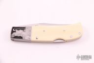 Engraved Lockback - Mammoth Ivory