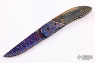 Damascus and Mammoth Ivory Linerlock