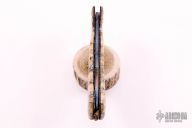 Damascus Mokume and Mammoth Tooth Linerlock